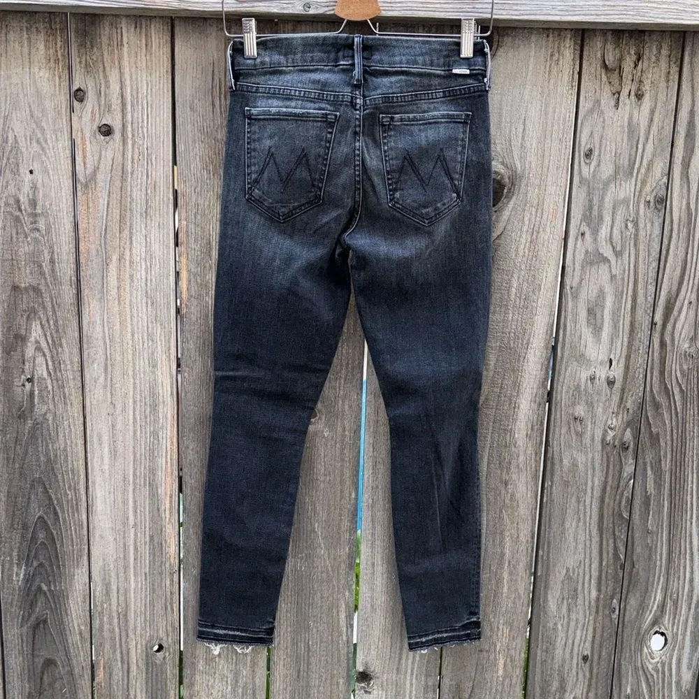 Mother The Undone Hem Looker Ankle in Stealing Shadows Size 26